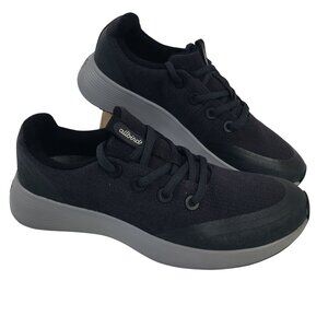NEW Allbirds Men's Wool Piper Black Sneakers With Gray Soles Sz 10.5